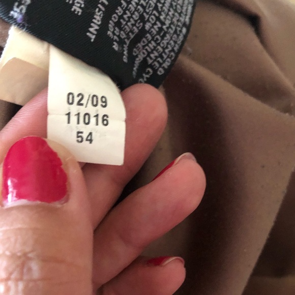 DKNY Tan Trench Coat with Belt - Picture 13 of 14